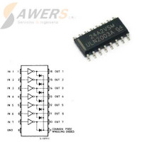 ULN2003A Array Transitor Darlington 7Bit (SMD/DIP)