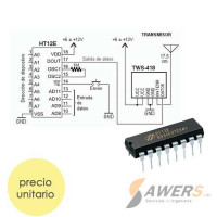 HT12E Codificador Control Remoto RF 12CH HT12E Codificador Control Remoto RF 12CH