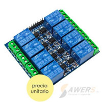 Modulo Relay 8CH 5DVC Optoacoplado