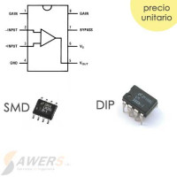 LM386 Amplificador de Audio 0.25W DIP/SMD LM386 Amplificador de Audio 0.25W DIP/SMD