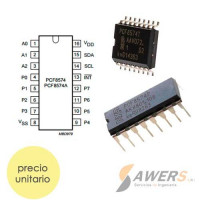 PCF8574AT DIP/SMD Expansor de BUS I/O I2C 8Bit