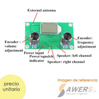 Receptor FM LCD Stereo 3W DSP-PLL Receptor FM LCD Stereo 3W DSP-PLL