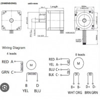 NEMA34 Stepper Motor 6A 8.70N.m (eje simple)