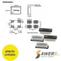 XT 20 Mhz Smd Oscilador de Cristal de Cuarzo
