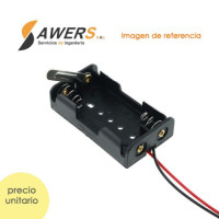 Portabaterias 2xAA con Interruptor