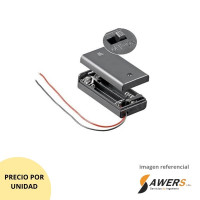 Portabaterias 2xAA con Interruptor Portabaterias 2xAA con Interruptor