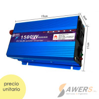Inversor de Voltaje de 12Vdc a 220Vac 1500w