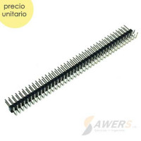 Espadin Macho 2x40pin 2.54mm