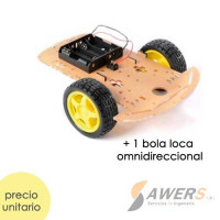 Kit Chasis 2WD Robot