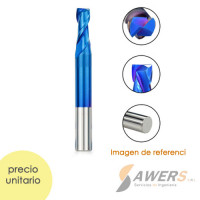 Fresa Corte Espiral HRC65 2 flautas CED=8x30x75mm Fresa Corte Espiral HRC65 2 flautas CED=8x30x75mm