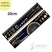 Regla PCB para electronico 20cm