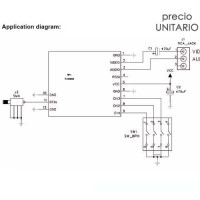 RX5808 Boscam Receptor de audio y video FPV