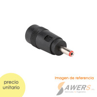 Adaptador jack 5.5x2.1mm Macho a 3.5x1.35 mm hembra