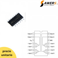LM339 Comparador Diferencial 4CH SMD