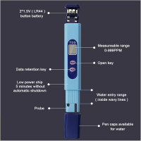 TDS Digital medidor de calidad del agua 0-9999 PPM TDS Digital medidor de calidad del agua 0-9999 PPM