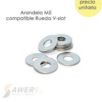 Arandela de presicion 10x5.2x1mm - 8x5.2x1mm (5 unidades)