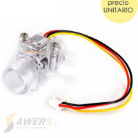 Sensor de flujo 1.75Mpa ID=1/2inch YF-S201C Sensor de flujo 1.75Mpa ID=1/2inch YF-S201C