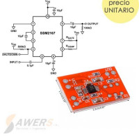 SSM2167 Preamplifcador de microfono AGC-ALC