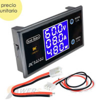 Wattimetro DC para tablero 100V-10A