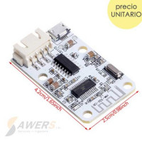 PAM8403 Mini Amplificador 2CH 3W + Bluetooth 4.0 V2