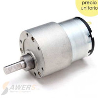 Motorreductor JGB37-520 25Kg.cm 12V 66/200/600RPM