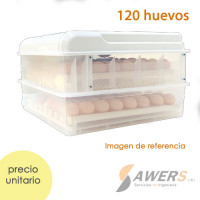 Incubadora de huevos automatica - 120 unid. 12V-220V Incubadora de huevos automatica - 120 unid. 12V-220V
