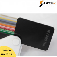 Lamina Acrilica CAST 2.5mm Solido Negro 40x50cm