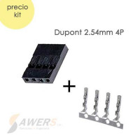Dupont conector hembra 2.54mm 4P Dupont conector hembra 2.54mm 4P