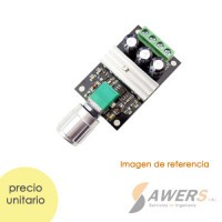 Controlador PWM de Velocidad de Motor DC 6V-28V/3A 13khz