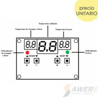 XH-W1401 Termostato Digital Inteligente 12V