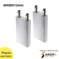 Celda Peltier Enfriador de agua 40x80x12mm