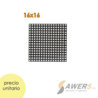 Matriz de led 16*16 Rojo 4x4cm
