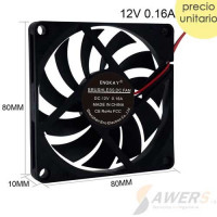 Ventilador DC 12V 80*80*10mm Ventilador DC 12V 80*80*10mm