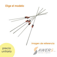 Diodo Zener 1/2W (3.3-30V)