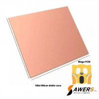 PCB Virgen 2layer 100x100cm (fibra de vidrio) PCB Virgen 2layer 100x100cm (fibra de vidrio)