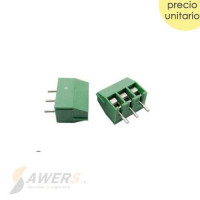 Bornera KF350 de 3pin 3.5mm 300V-10A