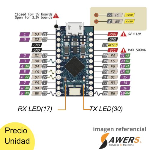 Arduino Pro Micro Atmega32u4