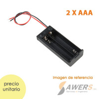 Portabaterias 2xAAA Portabaterias 2xAAA