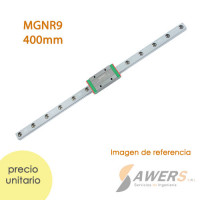 Guia Lineal MGN9 400mm y carro MGN9H Guia Lineal MGN9 400mm y carro MGN9H