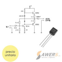 S8550 Transistor PNP 40V 150Mhz 300hFE