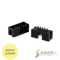 Zocalo IDC 2x5 2.54mm Macho