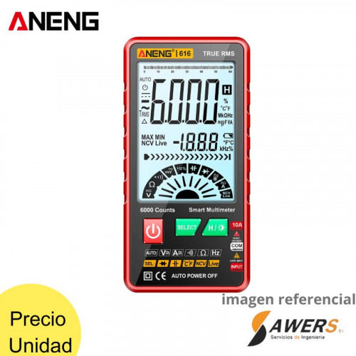 ANENG 616 Multimetro True RMS