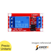 Modulo Relay 1CH Canal 5VDC Optoacoplado Modulo Relay 1CH Canal 5VDC Optoacoplado