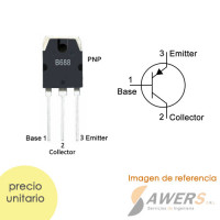 2SB688 Transistor de Potencia PNP 120V-8A 2SB688 Transistor de Potencia PNP 120V-8A