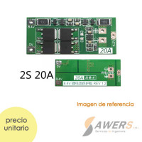 BMS Proteccion Li-ion 2S 8.4V-20A BMS Proteccion Li-ion 2S 8.4V-20A