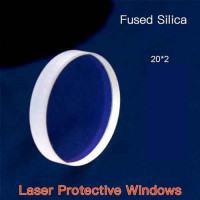 Lente de proteccion fiber Laser 1064nm 20x2mm Lente de proteccion fiber Laser 1064nm 20x2mm