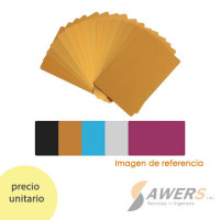 Tarjeta de aluminio para grabado laser 86x54mm