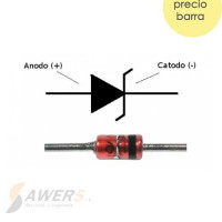 Diodo Zener 1N4746 18V 1W