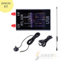 Sintonizador USB RTL-SDR 100KHz-1.7GHz R820T 8232