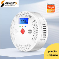 Tuya WiFi Detector Monoxido de Carbono con sirena